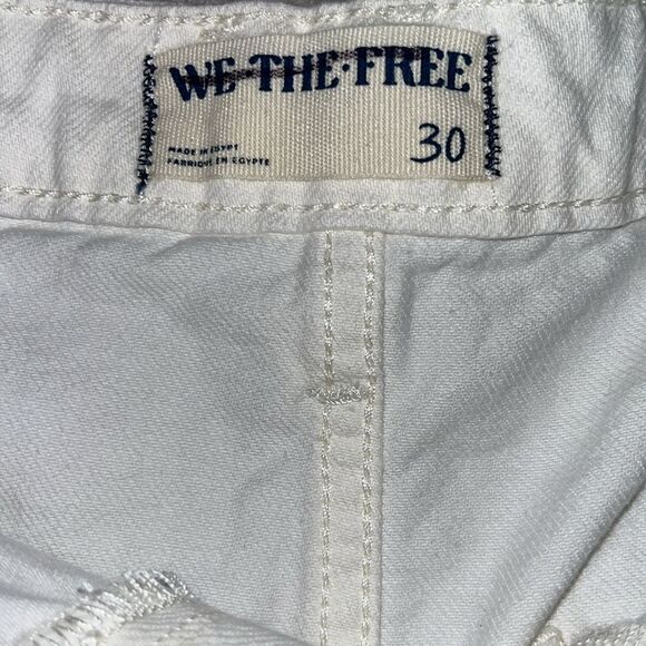Nwt We The Free white rolled leg shorts - Picture 5 of 8